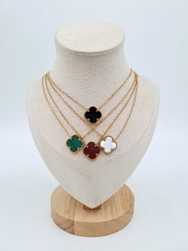 COLLAR ACERO FLOR GRANDE - Imagen 3