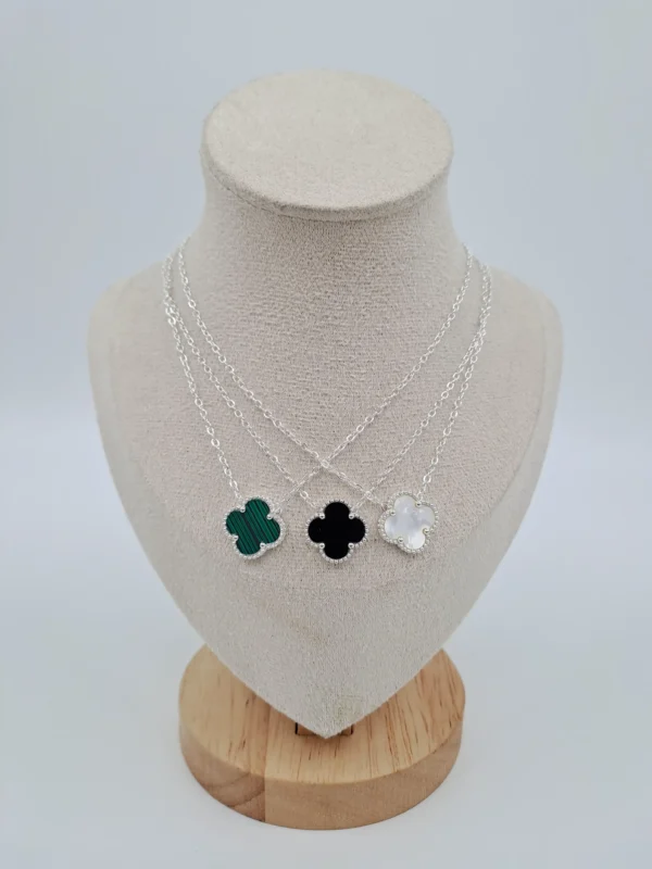 COLLAR ACERO FLOR GRANDE - Imagen 2