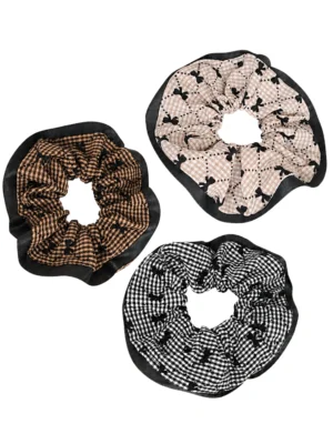 SCRUNCHIE XL MOÑITOS BORDE DE RASO