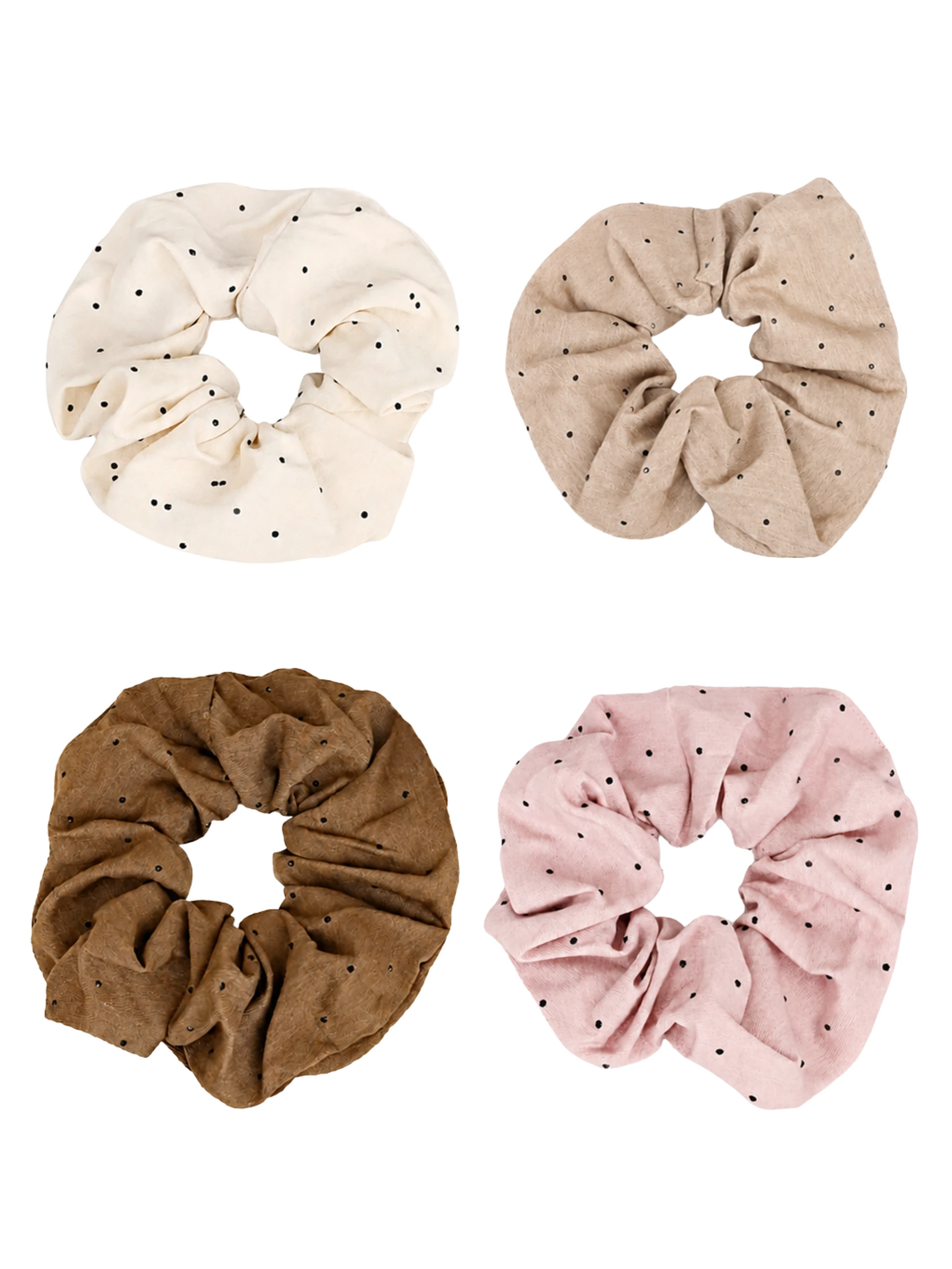 SCRUNCHIE XL ALGODON CON PINTITAS