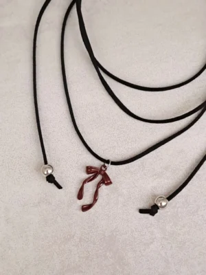 CHOKER MOÑO BORDO