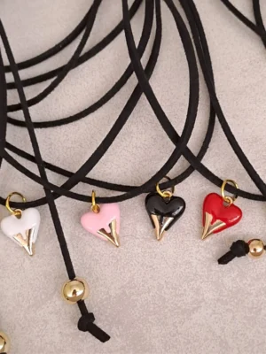 CHOKER CORAZON PUNTA
