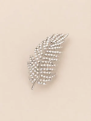 PRENDEDOR PLUMA BRILLO