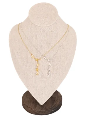 COLLAR ACERO FLORES