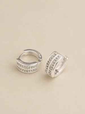 AROS BRONCE DOBLE BRILLO ONDAS