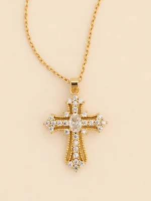 COLLAR ACERO CRUZ