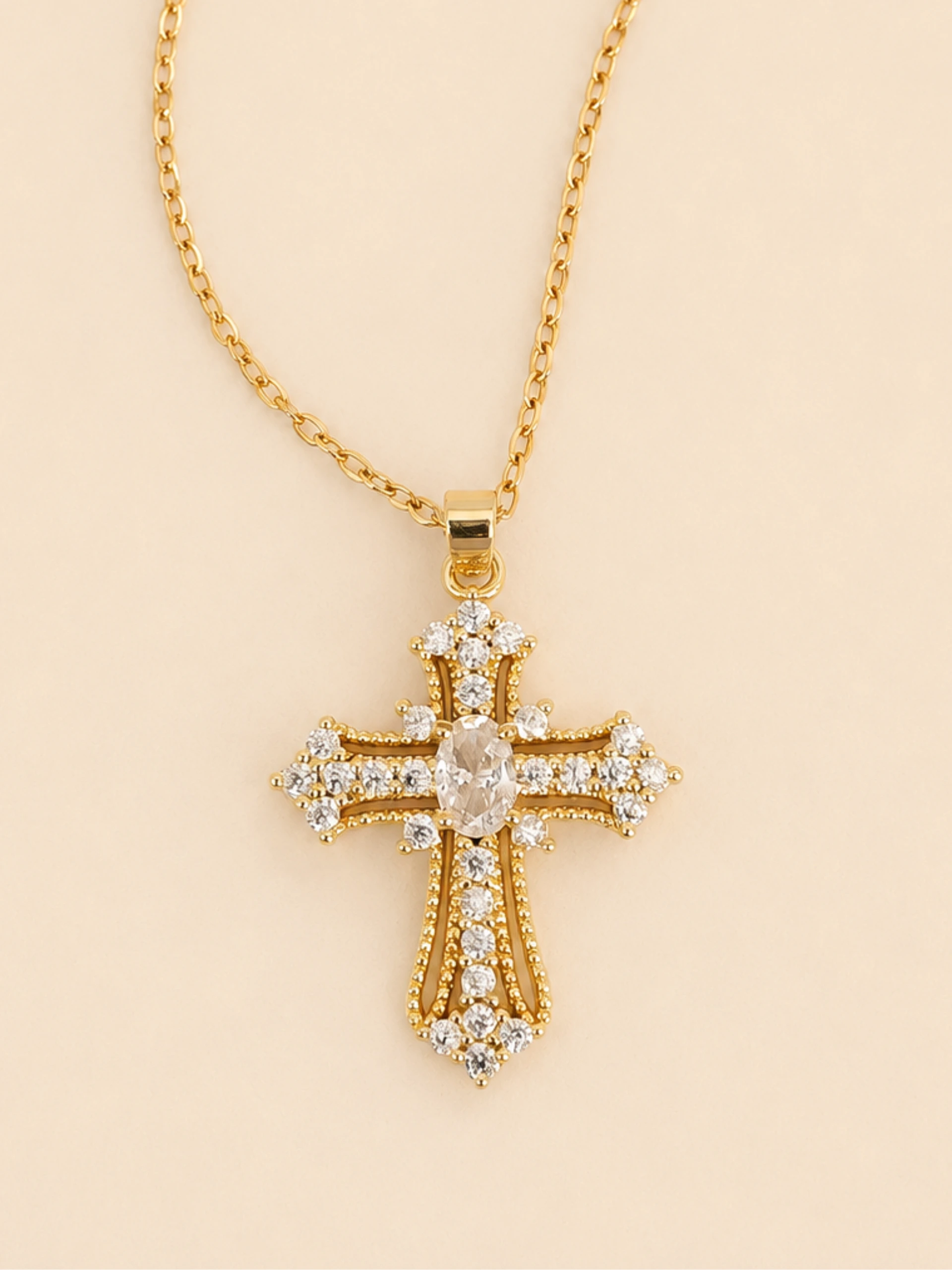 COLLAR ACERO CRUZ