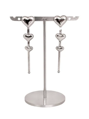 AROS ACERO TRIPLE CORAZON