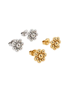 AROS ACERO FLOR