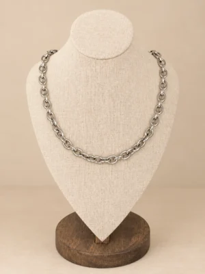 COLLAR ACERO ESLABONES GRANDE