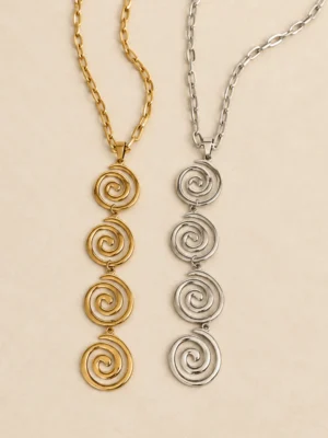 COLLAR ACERO ESPIRAL