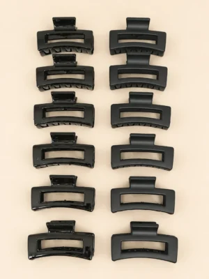 BROCHE MINI NEGRO X12