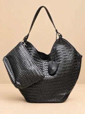CARTERA PU TRENZADO