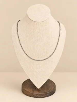 COLLAR ACERO TRENZADO