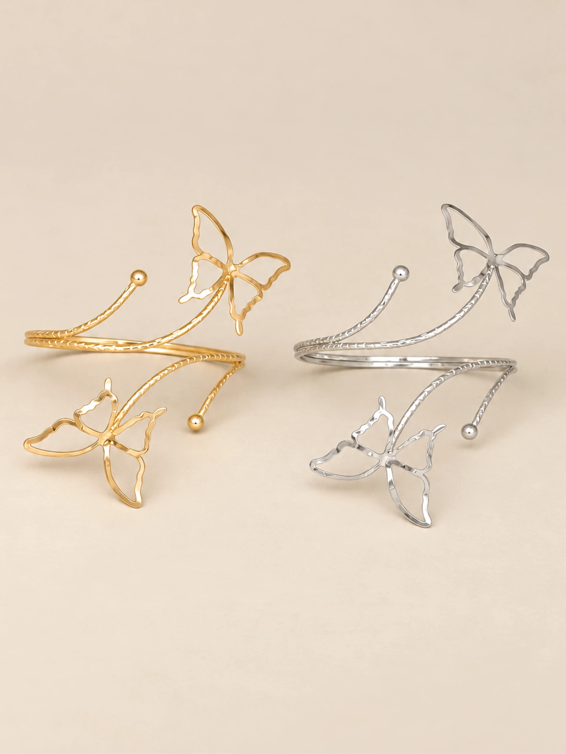 BRAZALETE FANTASIA DOBLE MARIPOSA