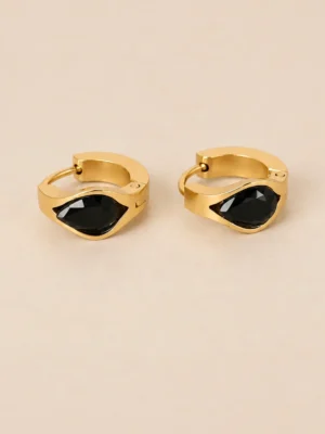 AROS ACERO PIEDRA NEGRA