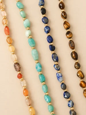 COLLAR ACERO PIEDRA