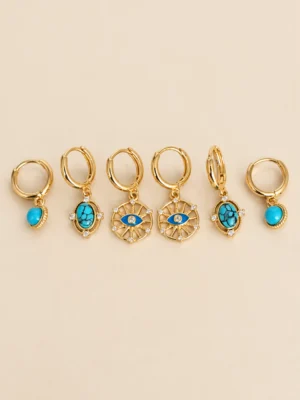 AROS BRONCE SET OJITO